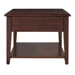 47.00 in. Antique Brown Rectangle Wood Coffee Table With 3 drawers for Living room by Polibi 20 47.00 in. Antique Brown Rectangle Wood Coffee Table With 3 drawers for Living room by Polibi -Cheap sumyeg Store antique brown polibi coffee tables rs 47rwct3d b fa 1000