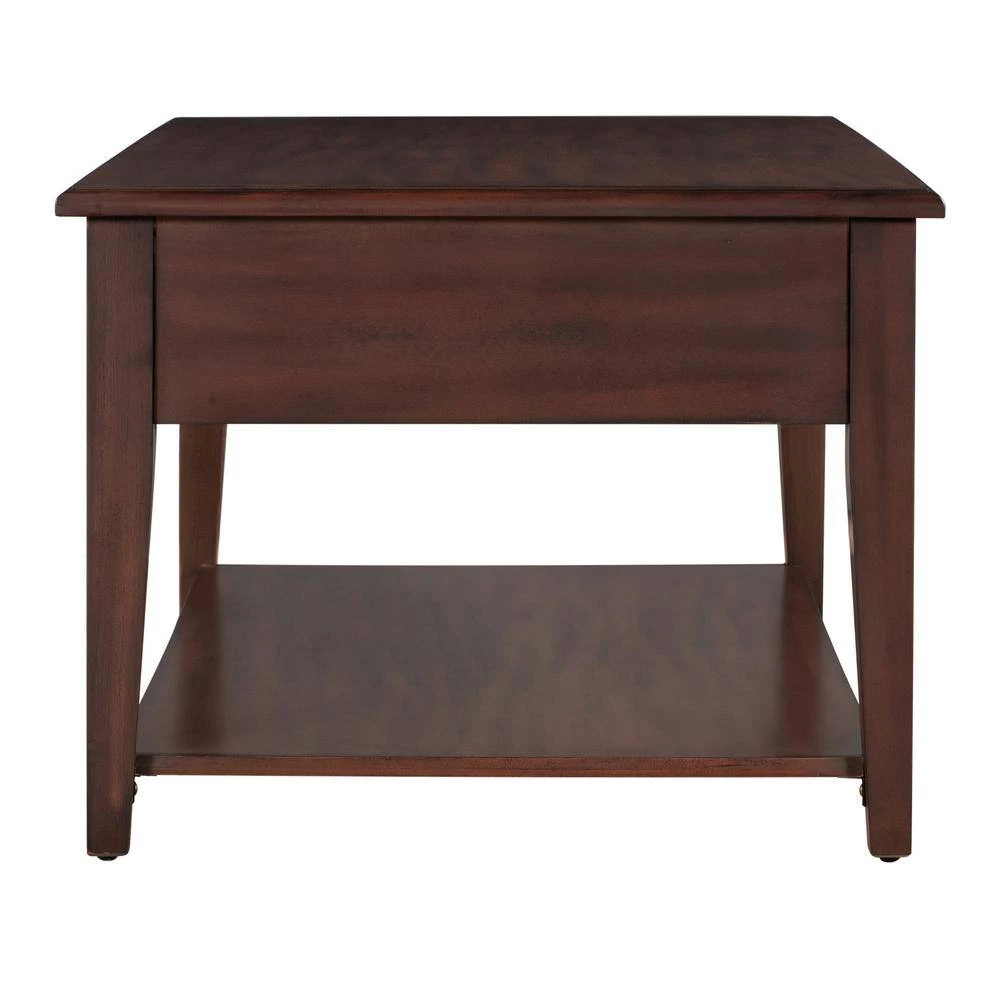 47.00 in. Antique Brown Rectangle Wood Coffee Table With 3 drawers for Living room by Polibi 11 47.00 in. Antique Brown Rectangle Wood Coffee Table With 3 drawers for Living room by Polibi - Image 9