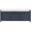 Antique Navy Storage Bench with Removable Cushion and 3 Shutter-shaped Doors by Polibi 2 Antique Navy Storage Bench with Removable Cushion and 3 Shutter-shaped Doors by Polibi -Cheap sumyeg Store antique navy polibi dining benches rs sbrc3d an 64 1000