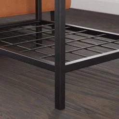 Ruby 24 in. Gray Ash Rectangle Wood and Metal End Table by Brookside -Cheap sumyeg Store ash brookside end side tables bs0004ent24gr 1f 1000