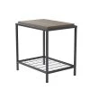 Ruby 24 in. Gray Ash Rectangle Wood and Metal End Table by Brookside 1 Ruby 24 in. Gray Ash Rectangle Wood and Metal End Table by Brookside -Cheap sumyeg Store ash brookside end side tables bs0004ent24gr 64 1000