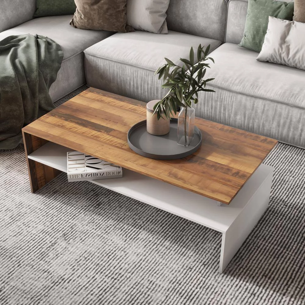Modern Design Large Rectangle Fir Wood Coffee Table by sumyeg 7 Modern Design Large Rectangle Fir Wood Coffee Table by sumyeg - Image 5