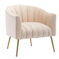Classic Strip Beige Tufting Velvet Accent Chair Living Room Barrel Chair with Golden Metal Leg by sumyeg 15 Classic Strip Beige Tufting Velvet Accent Chair Living Room Barrel Chair with Golden Metal Leg by sumyeg -Cheap sumyeg Store beige sumyeg accent chairs ntxy vdbe391 c3 1000