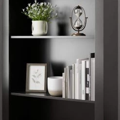 Elaine 72 in. Black Wood 5-Shelf Standard Bookcase with Adjustable Shelves by Brookside 19 Elaine 72 in. Black Wood 5-Shelf Standard Bookcase with Adjustable Shelves by Brookside -Cheap sumyeg Store black brookside bookcases bookshelves bs0001bkc00bk 31 1000