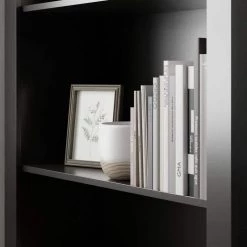 Elaine 72 in. Black Wood 5-Shelf Standard Bookcase with Adjustable Shelves by Brookside 17 Elaine 72 in. Black Wood 5-Shelf Standard Bookcase with Adjustable Shelves by Brookside -Cheap sumyeg Store black brookside bookcases bookshelves bs0001bkc00bk 44 1000