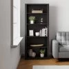 Elaine 72 in. Black Wood 5-Shelf Standard Bookcase with Adjustable Shelves by Brookside 1 Elaine 72 in. Black Wood 5-Shelf Standard Bookcase with Adjustable Shelves by Brookside -Cheap sumyeg Store black brookside bookcases bookshelves bs0001bkc00bk 64 1000