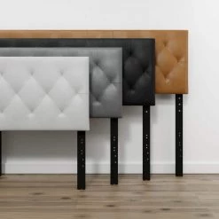 Avery Adjustable Black Faux Leather King Headboard by Brookside 20 Avery Adjustable Black Faux Leather King Headboard by Brookside -Cheap sumyeg Store black brookside headboards bs01uphbkkfk 76 1000