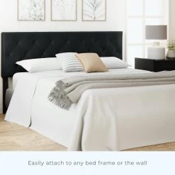 Avery Adjustable Black Faux Leather King Headboard by Brookside 19 Avery Adjustable Black Faux Leather King Headboard by Brookside -Cheap sumyeg Store black brookside headboards bs01uphbkkfk fa 1000