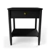 Eden 1-Drawer Black Classic Wood Nightstand 23 in. H x 20 in. W x 18.5 in. D by Brookside 2 Eden 1-Drawer Black Classic Wood Nightstand 23 in. H x 20 in. W x 18.5 in. D by Brookside -Cheap sumyeg Store black brookside nightstands bs0005ent20bk 64 1000
