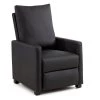 Lois Black Faux Leather Square Arm Manual Recliner by Brookside 1 Lois Black Faux Leather Square Arm Manual Recliner by Brookside -Cheap sumyeg Store black brookside recliners bs0002mrc19fk 64 1000