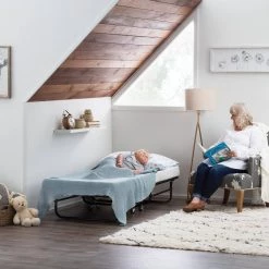 Rollaway Bed with 4 in. Twin XL Memory Foam Mattress Medium-Plush Folding Mattress by Brookside 22 Rollaway Bed with 4 in. Twin XL Memory Foam Mattress Medium-Plush Folding Mattress by Brookside -Cheap sumyeg Store black brookside rollaway beds bs04txmfrb d4 1000