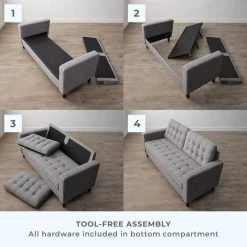 Brynn 76 in. Black Faux Leather Upholstered 3 Seat Square Arm Sofa with Removable Cushions and Buttonless Tufting by Brookside 16 Brynn 76 in. Black Faux Leather Upholstered 3 Seat Square Arm Sofa with Removable Cushions and Buttonless Tufting by Brookside -Cheap sumyeg Store black brookside sofas couches bs0005sof00fk 1d 1000