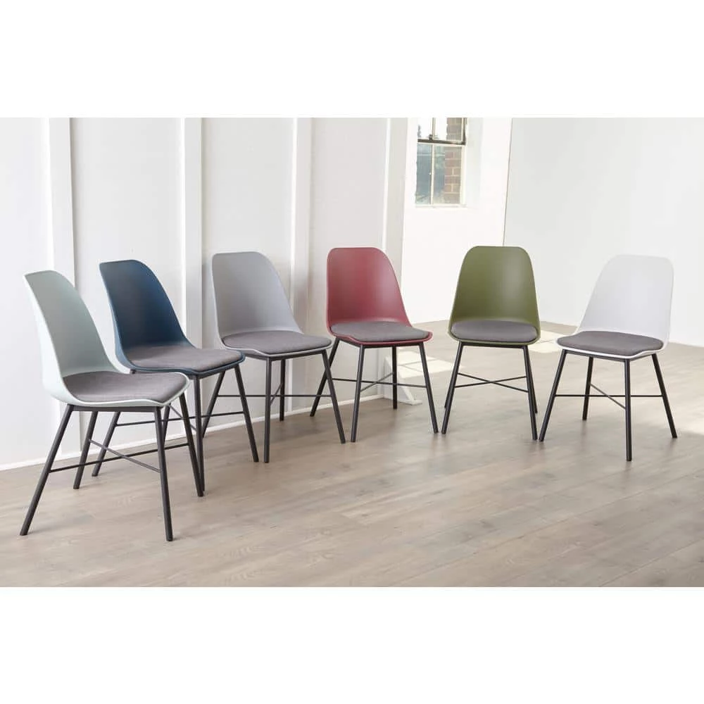 Tampa Black Modern Dining Side Chair with Cushion Seat (Set of 2), by Nyhus 7 Tampa Black Modern Dining Side Chair with Cushion Seat (Set of 2), by Nyhus - Image 5