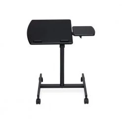 28 in. Rectangular Modern Style Black PVC Tilting Reading Table / Laptop Desk by Nyhus