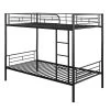 Black Simple and Durable Twin Over Twin Metal Bunk Bed(78.1 in.L x 41.4 in.W x 65.3 in.H) by Polibi 1 Black Simple and Durable Twin Over Twin Metal Bunk Bed(78.1 in.L x 41.4 in.W x 65.3 in.H) by Polibi -Cheap sumyeg Store black polibi bunk beds rs sdttmb b 64 1000