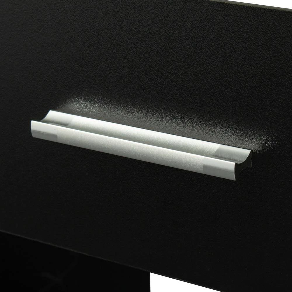 31.5 x 15.75 x 58.67 in. Modern Black Vanity Table Set Dressing Makeup Table with Mirror and Stool and-Drawer by sumyeg 12 31.5 x 15.75 x 58.67 in. Modern Black Vanity Table Set Dressing Makeup Table with Mirror and Stool and-Drawer by sumyeg - Image 10