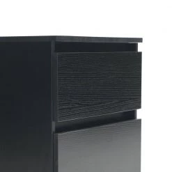 19.68 x 15.75 x 19.69 in. Wood 2-Drawer Black Nightstand Side Table Accent Table for Bedroom by sumyeg -Cheap sumyeg Store black sumyeg nightstands sg 331jf8740 4f 1000