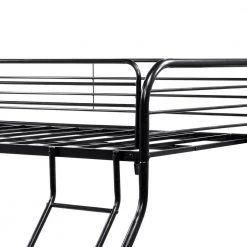 Sturdy Black Twin Full Metal Bunk Bed Platform Bed with Enhanced Upper-Level Guardrail by sumyeg 15 Sturdy Black Twin Full Metal Bunk Bed Platform Bed with Enhanced Upper-Level Guardrail by sumyeg -Cheap sumyeg Store black sumyeg platform beds sy 0150w c3 1000