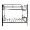 New Design Black Metal Full Platform Bed Twin-Over-Twin Bunk Bed with Ladder by sumyeg 2 New Design Black Metal Full Platform Bed Twin-Over-Twin Bunk Bed with Ladder by sumyeg -Cheap sumyeg Store black sumyeg platform beds sy 0152w 64 1000