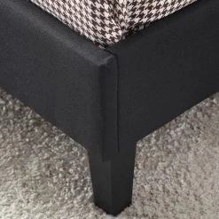 Black Wood Frame Bed Frame Queen Platform Bed with Wingback Headboard and Slats by sumyeg 13 Black Wood Frame Bed Frame Queen Platform Bed with Wingback Headboard and Slats by sumyeg -Cheap sumyeg Store black sumyeg platform beds sy 23jtfw 1 1f 1000