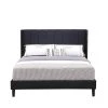 Black Wood Frame Bed Frame Queen Platform Bed with Wingback Headboard and Slats by sumyeg 1 Black Wood Frame Bed Frame Queen Platform Bed with Wingback Headboard and Slats by sumyeg -Cheap sumyeg Store black sumyeg platform beds sy 23jtfw 1 64 1000