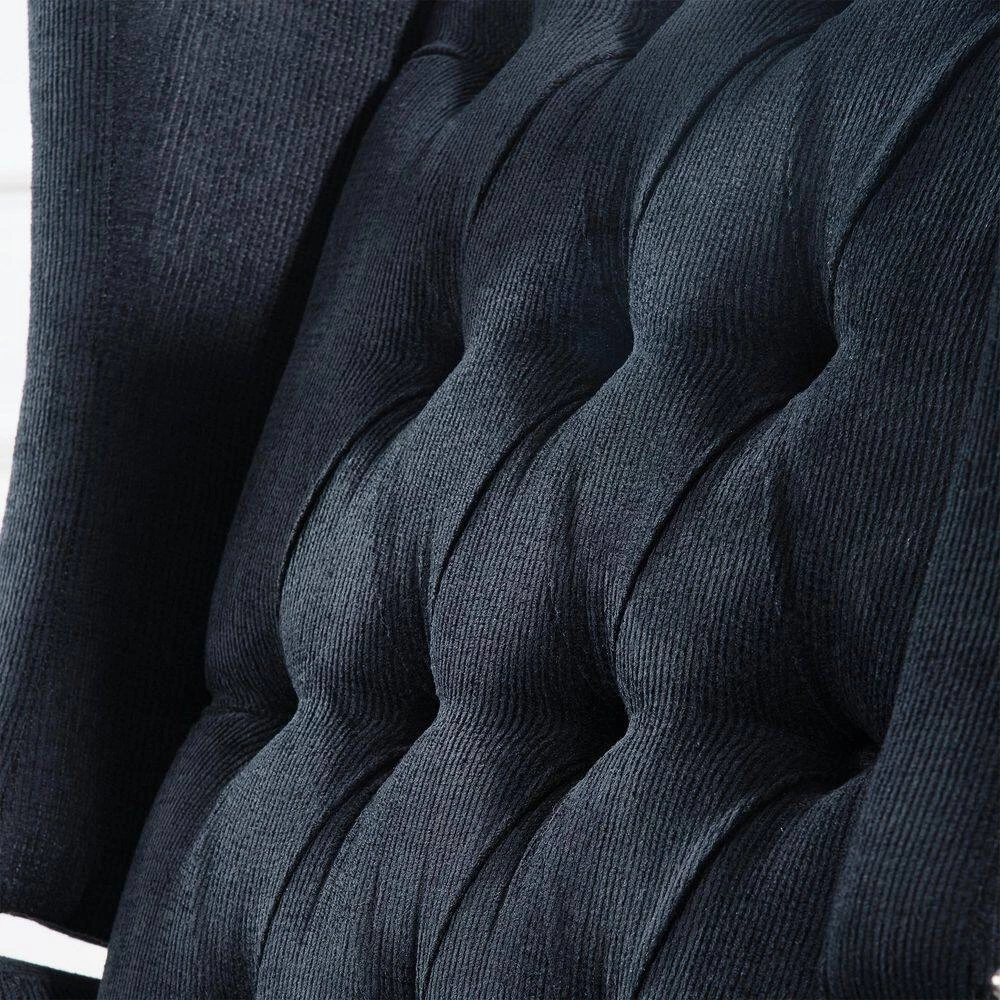 Ergonomic Black Fabric Arm Pushing Recliner Chair Curved Back Recliner by sumyeg 14 Ergonomic Black Fabric Arm Pushing Recliner Chair Curved Back Recliner by sumyeg - Image 12