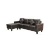 Modern 30.5 in. Leather L Shape Chaise Lounge Sectional Sofa Set in Black For Living Room With Cup Holder by sumyeg 1 Modern 30.5 in. Leather L Shape Chaise Lounge Sectional Sofa Set in Black For Living Room With Cup Holder by sumyeg -Cheap sumyeg Store black sumyeg sectional sofas sy w03022 64 1000