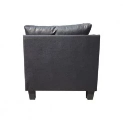 79.6 in. Width 3-Piece Leather Left Facing Loveseat Sectional Sofa in Black With Throw Pillows And Ottoman by sumyeg 13 79.6 in. Width 3-Piece Leather Left Facing Loveseat Sectional Sofa in Black With Throw Pillows And Ottoman by sumyeg -Cheap sumyeg Store black sumyeg sectional sofas sy w03029 1f 1000