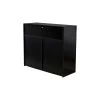 Black High Gloss Kitchen Buffet Cupboard 2-Doors Sideboard Storage Cabinet with LED Light by sumyeg 1 Black High Gloss Kitchen Buffet Cupboard 2-Doors Sideboard Storage Cabinet with LED Light by sumyeg -Cheap sumyeg Store black sumyeg sideboards buffet tables sg 331jfs032 64 1000