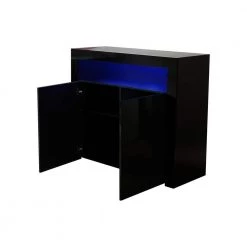 Black High Gloss Kitchen Buffet Cupboard 2-Doors Sideboard Storage Cabinet with LED Light by sumyeg 11 Black High Gloss Kitchen Buffet Cupboard 2-Doors Sideboard Storage Cabinet with LED Light by sumyeg -Cheap sumyeg Store black sumyeg sideboards buffet tables sg 331jfs032 c3 1000