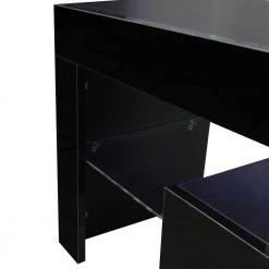 51 in. Black TV Stand Entertainment Center TV Console Cabinet with LED Lights Fits TV's up to 55 in. by sumyeg 27 51 in. Black TV Stand Entertainment Center TV Console Cabinet with LED Lights Fits TV's up to 55 in. by sumyeg -Cheap sumyeg Store black sumyeg tv stands sg 331jf5870 fa 1000