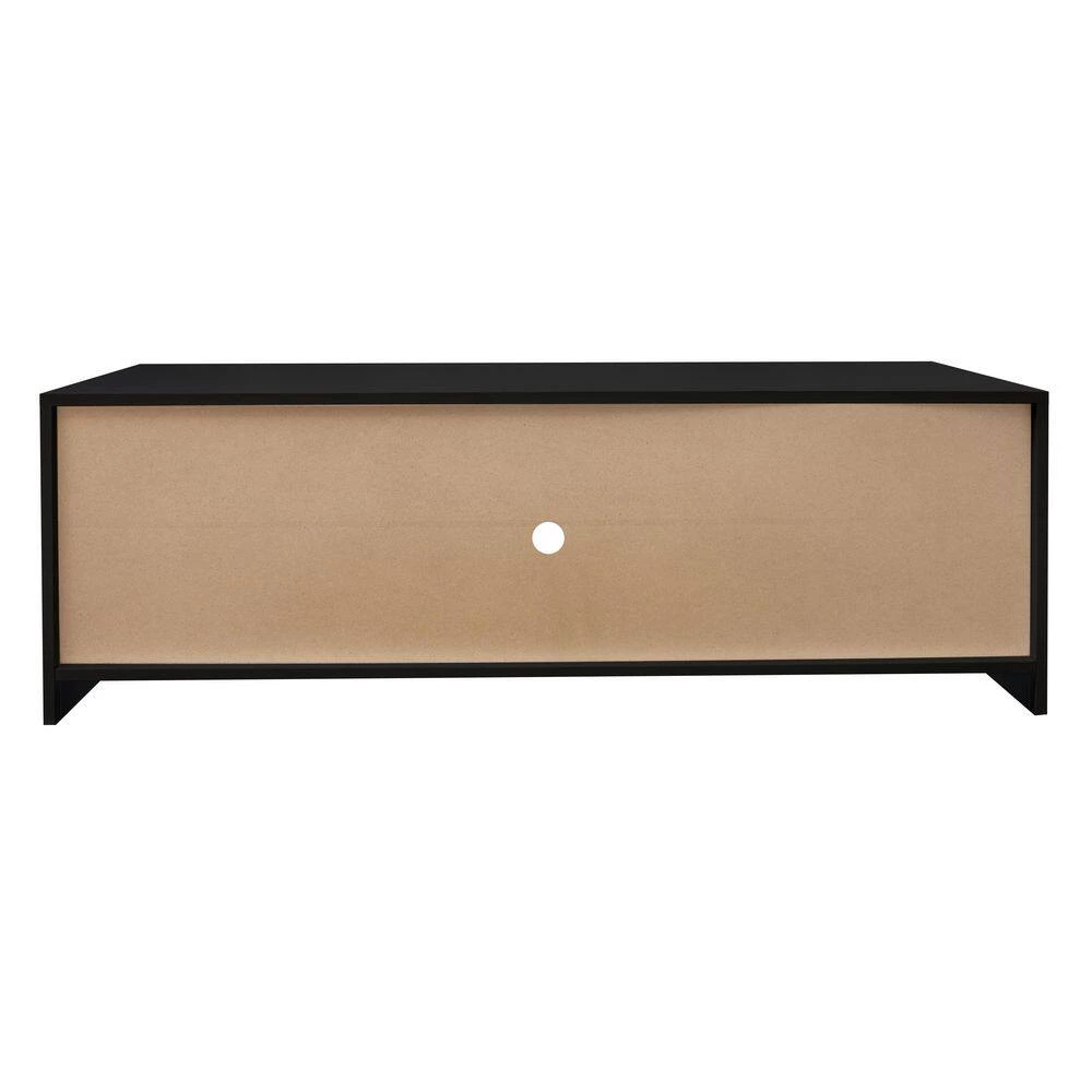 47 in. Black LED TV Stand Cabinet Entertainment Central TV Console Fits TV's up to 55 in. with 2 Storage Drawers by sumyeg 6 47 in. Black LED TV Stand Cabinet Entertainment Central TV Console Fits TV's up to 55 in. with 2 Storage Drawers by sumyeg - Image 4