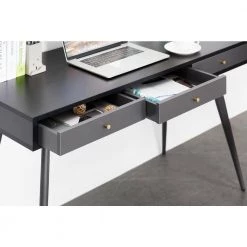 Modern 19.7 in. Black Oak 3-Drawer Writing Desk Computer Desk with Oak Grain by sumyeg 11 Modern 19.7 in. Black Oak 3-Drawer Writing Desk Computer Desk with Oak Grain by sumyeg -Cheap sumyeg Store black sumyeg writing desks sy 30jtfw 77 1000