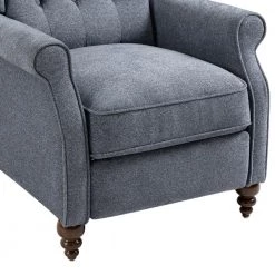 Blue Ergonomic Fabric Recliner Push Back Reclining Chair with Adjustable Footrest by sumyeg 14 Blue Ergonomic Fabric Recliner Push Back Reclining Chair with Adjustable Footrest by sumyeg -Cheap sumyeg Store blue sumyeg recliners sybl 10qn 44 1000