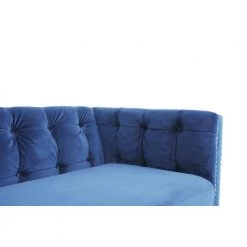 31.5 in. Flared Arm Sofa Velvet 3-Seater Rectangular Straight Sofa with Reversible Cushion in Blue by sumyeg 18 31.5 in. Flared Arm Sofa Velvet 3-Seater Rectangular Straight Sofa with Reversible Cushion in Blue by sumyeg -Cheap sumyeg Store blue sumyeg sofas couches sy 6w44 c3 1000
