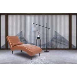 Luxury Bronze PU Armless Chaise Lounge For Bedroom Office Living Room With Wooden Feet by sumyeg 25 Luxury Bronze PU Armless Chaise Lounge For Bedroom Office Living Room With Wooden Feet by sumyeg -Cheap sumyeg Store bronze sumyeg chaise lounges sy 6w46 31 1000