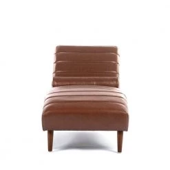 Luxury Bronze PU Armless Chaise Lounge For Bedroom Office Living Room With Wooden Feet by sumyeg 20 Luxury Bronze PU Armless Chaise Lounge For Bedroom Office Living Room With Wooden Feet by sumyeg -Cheap sumyeg Store bronze sumyeg chaise lounges sy 6w46 4f 1000