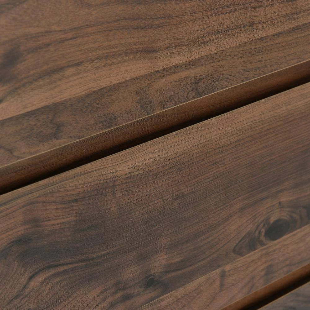 Dark Brown Mid-Century Style 4 Drawers Chest (31.4"L x 15.3"W x 41.3"H) by Polibi 11 Dark Brown Mid-Century Style 4 Drawers Chest (31.4"L x 15.3"W x 41.3"H) by Polibi - Image 9