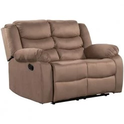 57.00 in. W Brown Velvet Upholstered 2-Seat Loveseat, Home Theater Seating Manual Recliner by Polibi 15 57.00 in. W Brown Velvet Upholstered 2-Seat Loveseat, Home Theater Seating Manual Recliner by Polibi -Cheap sumyeg Store brown polibi loveseats rs bvutl tw c3 1000
