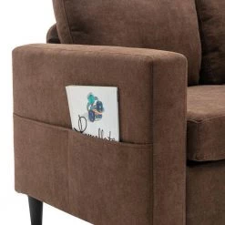 77.90 in. W Square Arm Polyester 3-Seater L-Shape Sectional Sofa in Brown by Polibi 20 77.90 in. W Square Arm Polyester 3-Seater L-Shape Sectional Sofa in Brown by Polibi -Cheap sumyeg Store brown polibi sectional sofas rs 779saps bn 44 1000