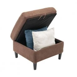 77.90 in. W Square Arm Polyester 3-Seater L-Shape Sectional Sofa in Brown by Polibi 22 77.90 in. W Square Arm Polyester 3-Seater L-Shape Sectional Sofa in Brown by Polibi -Cheap sumyeg Store brown polibi sectional sofas rs 779saps bn 76 1000