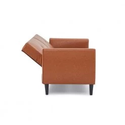 81.50 in. W Square Arm PU Leather Modern Straight Convertible Folding Sofa with Storage Box in Brown by Polibi 22 81.50 in. W Square Arm PU Leather Modern Straight Convertible Folding Sofa with Storage Box in Brown by Polibi -Cheap sumyeg Store brown polibi sofas couches rs salmcfs bn 44 1000