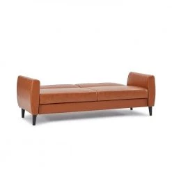 81.50 in. W Square Arm PU Leather Modern Straight Convertible Folding Sofa with Storage Box in Brown by Polibi 20 81.50 in. W Square Arm PU Leather Modern Straight Convertible Folding Sofa with Storage Box in Brown by Polibi -Cheap sumyeg Store brown polibi sofas couches rs salmcfs bn 4f 1000