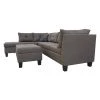 79.6 in. Width 3-Piece Linen Left Facing Loveseat Sectional Sofa in Brown With Ottoman by sumyeg 1 79.6 in. Width 3-Piece Linen Left Facing Loveseat Sectional Sofa in Brown With Ottoman by sumyeg -Cheap sumyeg Store brown sumyeg sectional sofas sy w03030 64 1000