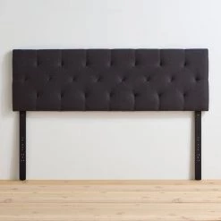 Kaylee Adjustable Charcoal King/Cal King Upholstered Low Profile Headboard with Diamond Tufting by Brookside 25 Kaylee Adjustable Charcoal King/Cal King Upholstered Low Profile Headboard with Diamond Tufting by Brookside -Cheap sumyeg Store charcoal brookside headboards bskkrdch21hb 31 1000