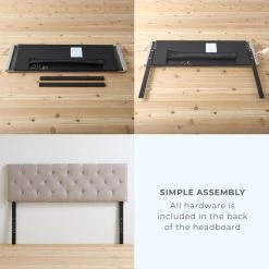 Kaylee Adjustable Charcoal King/Cal King Upholstered Low Profile Headboard with Diamond Tufting by Brookside 19 Kaylee Adjustable Charcoal King/Cal King Upholstered Low Profile Headboard with Diamond Tufting by Brookside -Cheap sumyeg Store charcoal brookside headboards bskkrdch21hb 4f 1000