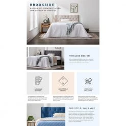 Kaylee Adjustable Charcoal King/Cal King Upholstered Low Profile Headboard with Diamond Tufting by Brookside 17 Kaylee Adjustable Charcoal King/Cal King Upholstered Low Profile Headboard with Diamond Tufting by Brookside -Cheap sumyeg Store charcoal brookside headboards bskkrdch21hb 66 1000