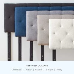 Kaylee Adjustable Charcoal King/Cal King Upholstered Low Profile Headboard with Diamond Tufting by Brookside 18 Kaylee Adjustable Charcoal King/Cal King Upholstered Low Profile Headboard with Diamond Tufting by Brookside -Cheap sumyeg Store charcoal brookside headboards bskkrdch21hb c3 1000