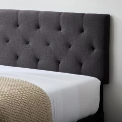 Kaylee Adjustable Charcoal King/Cal King Upholstered Low Profile Headboard with Diamond Tufting by Brookside 24 Kaylee Adjustable Charcoal King/Cal King Upholstered Low Profile Headboard with Diamond Tufting by Brookside -Cheap sumyeg Store charcoal brookside headboards bskkrdch21hb d4 1000