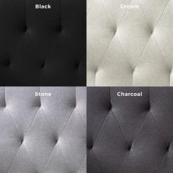 Anna Upholstered Charcoal Queen Bed with Drawers by Brookside 22 Anna Upholstered Charcoal Queen Bed with Drawers by Brookside -Cheap sumyeg Store charcoal brookside platform beds bsqqch04d2sb c3 1000